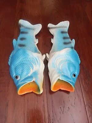 Shen Fish Flip Flops  Unisex Slipper Slide Sandals Unique Gift Idea Men Size 11 • $23.99