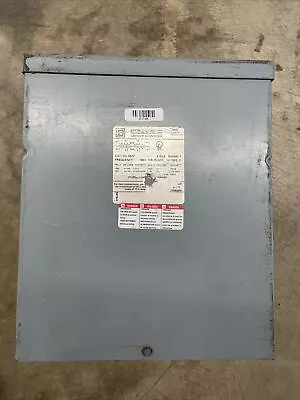 Square D 5 KVA Single Phase Transformer Primary 240/480 120/240 Secondary 5S1F • $281.19