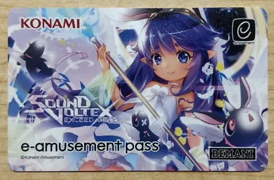 SHIPS FROM USA NEW Konami E-AMUSEMENT PASS Card Sound Voltex Exceed Gear SDVX • $54.99