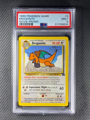 $46 • Buy Pokemon Card PSA 9 Mint Dragonite Black Star Promo 1999 Non Holo #5