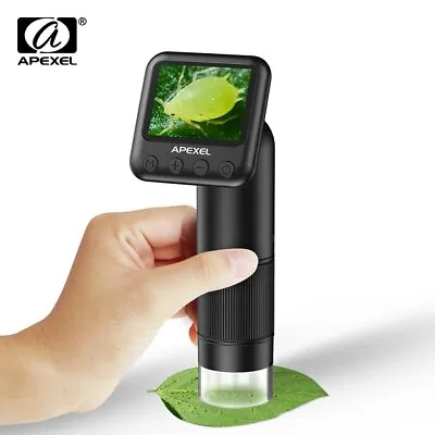 Digital Microscope With LCD Screen: APEXEL 400-800X - PCB Soldering Kids' Gift • $104.95