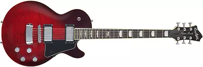 Hagstrom Super Swede Mk3 Electric Guitar (Crimson Flame/Red) SUSWEMK3-CFL & Case • $1471.10