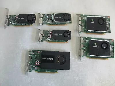 NVIDIA Quadro Video Graphics Card Mixed Lot K600 K620 FX580 K2000D • $29.99