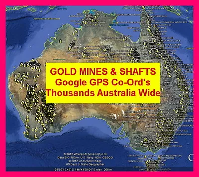 HISTORICAL GOLD MAPS & GPS WAY-POINTSPOINTS OF INTEREST GarminMinelabfossi   • $18.99