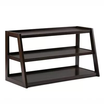 Simplihome Sawhorse Solid Wood Universal Tv Media Stand 48   Entertainment • $161.84