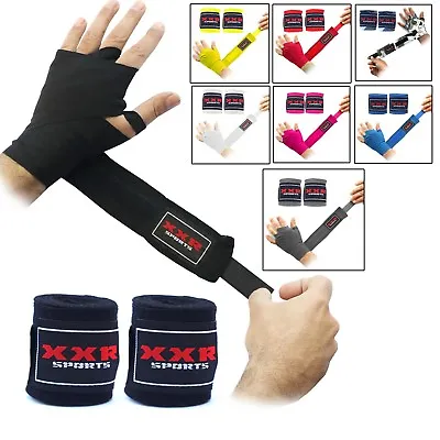 Boxing Hand Wraps Bandages Martial Art Wrist Fist Wraps MMA Under-Boxing Glove • £2.49