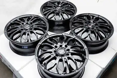 15  Wheels Rims Black 4 Lugs Honda Civic Accord Prelude Acura Integra Cooper (4) • $589