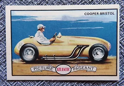 1950s ATLANTIC Petrol  Series Of Racing Cars  Card: COOPER-BRISTOL - #43 • $3.95