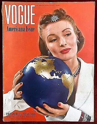 Vogue Magazine ~ February 1 1940 ~ Steichen Carmen Miranda Louis Armstrong  • $89.99