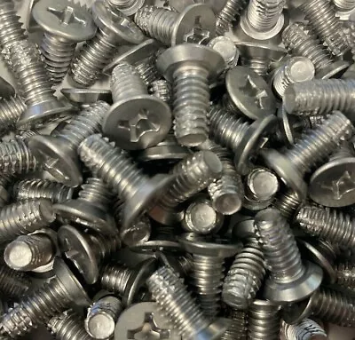 New Commercial Metal Door Hinge Screws #12-24 1/2  Phillips Head 410 Stainless! • $9.99