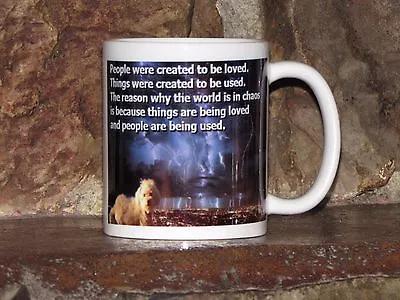 Great Pet Lover's Gift  Maltese Dog Mug Coffee / Tea Cup With A Nice Quote! • $7.95