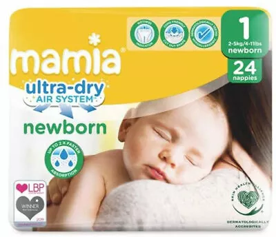 £4.98 • Buy ALDI Mamia Newborn Nappies Size 1