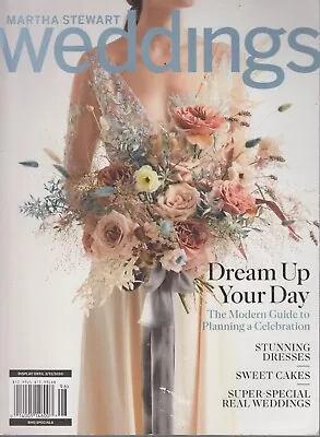 Martha Stewart Weddings 2020 Annual Planner 2019/2020 Dream Up Your Day • $12.99