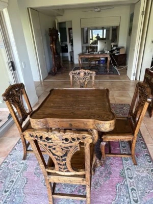$4300 • Buy Antique Mahjong Table Setting 19th Century