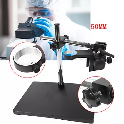 Adjust. Microscope Boom Stand Heavy Duty Large Stereo Arm Table Stand Holder! • $76