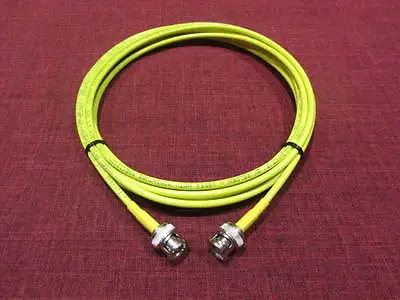 Belden 1855A HD-SDI Mini RG59 Video Cable D BNC Male To Male Yellow 10 Ft. • $15.95