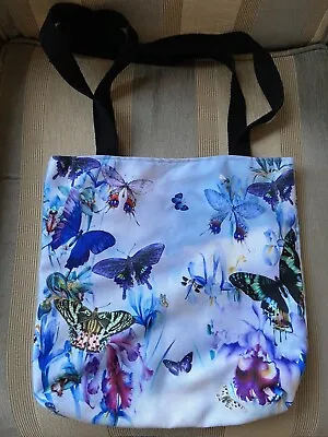 £5 • Buy Butterfly Print Tote Bag 30cm X 30cm, Strap 30cm
