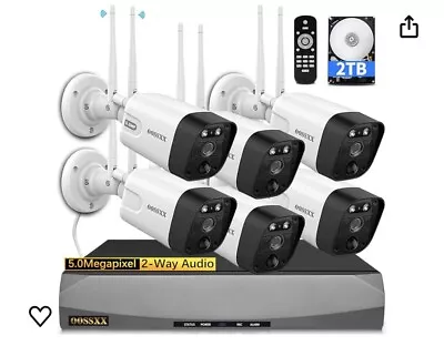 OOSSXX Wireless Security Camera System 6 Camera Kit • $150