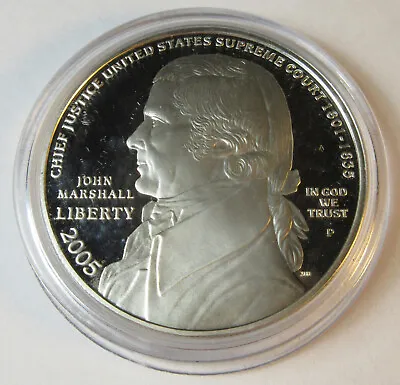 2005-P John Marshall Silver Commemorative Proof Dollar (#314a) • $38.25