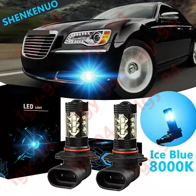 Ice Blue H10 9145 LED Fog Light Bulb 8000k XD For Chrysler 300 300C 2005-2010 2X • $15.39