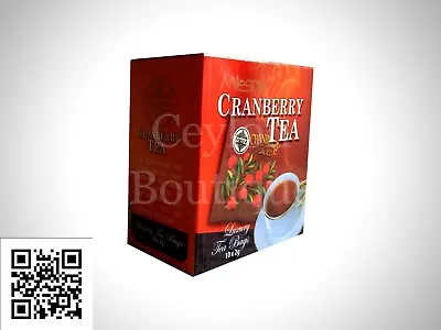 Mlesna Cranberry Tea - Ceylon Tea In Luxury Tea Bags • $5.45