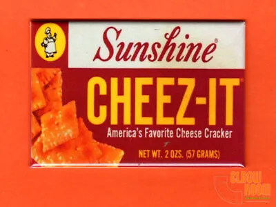 Cheez-It Crackers Vintage Box Art 2x3  Fridge/locker Magnet Sunshine • $3.75