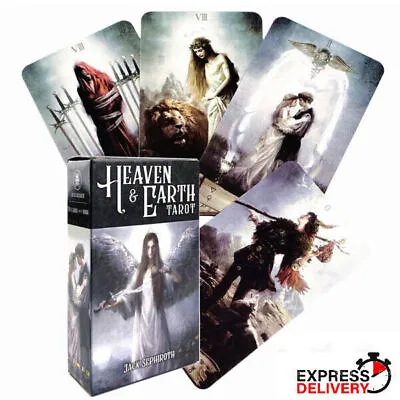 Heaven & Earth Tarot: A 78 Tarot Card Deck English Version Future Telling Oracle • $7.99