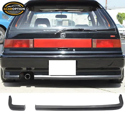 Fit 88-91 Honda Civic EF9 Ikon Style 2Pc Rear Bumper Lip Spoiler • $154.99