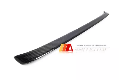 Carbon Fibre Trunk Spoiler Wing Rear Gurney Flap Fits Lancer Evolution X EVO 10 • $296.99