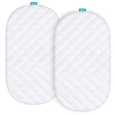Bamboo Bassinet Mattress Cover For Fisher-Price Soothing Motions Bassinet 2 Pack • $17.99