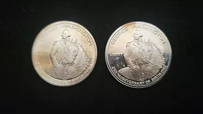 A Lot Of 2  1982-S George Washington Silver Half Dollar Proof • $2.47