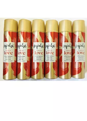 IMPULSE BODY FRAGRANCE 75ML X 6 SPRAY DEODORANT & GIFT SETS MIX • £15.99