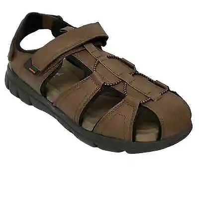 Weatherproof Vintage Men’s Cory Fisherman Sandals Brown Size 12 • $36