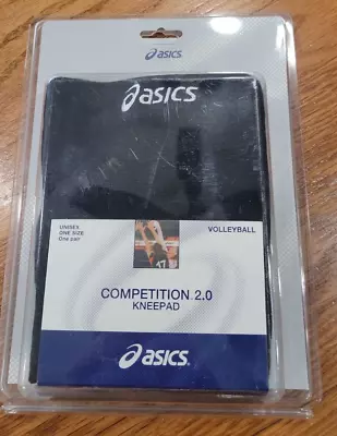 New Black Asics Volleyball Competition 2.0 Kneepads 7.5   Sleeve • $9.99