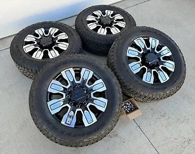 2024❗️black 20  Gmc Sierra Denali Hd 2500 3500 Oem Wheels Tires Silverado Lugs ✅ • $2379.99
