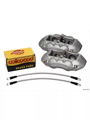 Wilwood Brake Calipers D8-6 Aluminum Gray Anodized 6-Piston Semi-Me (140-11857) • $1857.60