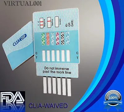 $17.90 • Buy (10 Pack) 6 Panel Urine Multi-Drug Test Strips Kit FDA Free Shipping