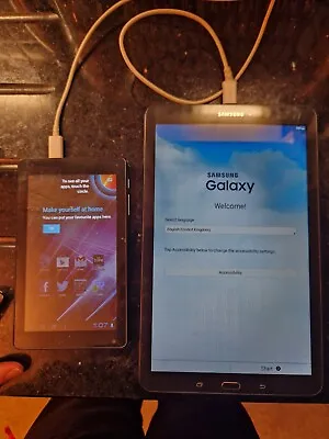 Samsung Galaxy Tab E SM-T560 Tablet - Black - WiFi - 9.6inch - 8GB + Gotab • £30