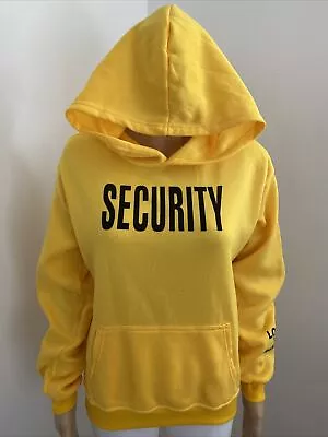 Justin Bieber Yellow Purpose World Tour Security Lightweight Fleece Hoodie XS-S • $39