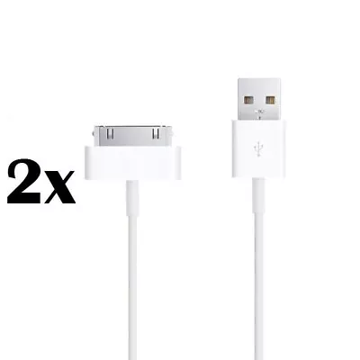 2x IPhone 4S 4 3GS IPad 3 IPod Classic USB Data Fast Charging & Sync Cable Cord • $11.95