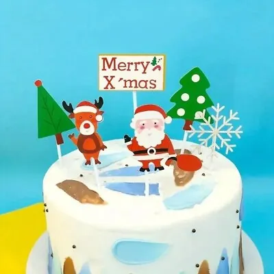 Christmas Tree Magic: Festive Cake Decorations For Memorable Desserts • $10.34