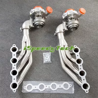 For LS1 LS6 LSX GM T4 T76 AR.80.81 Oil Turbo +Manifold+Elbows T3T4 To 3.0  VBand • $1030