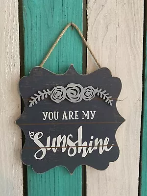 Word Art Sign Kitchen Decor Wall Hanging Cursive Script Typography My Sunshine • £14.24