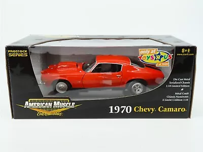 1:18 Scale RC Ertl American Muscle #39159 Die-Cast 1970 Chevy Camaro - Orange • $99.95