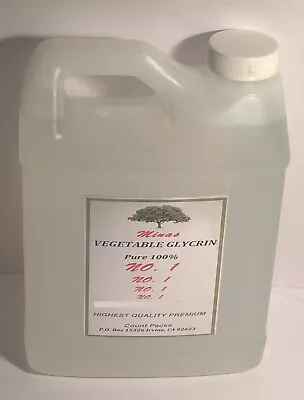 Pure Vegetable Glycerin Non Gmo Usp Food Grade Vg 46 Oz. Weight. • $23.99