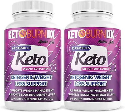 Keto Burn DX Advanced Formula Made In The USA (2 Bottle Pack) 60 Day Supply • $29.72