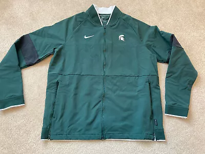 Michigan State Spartans On-Field Therma Sideline Jacket Large • $39