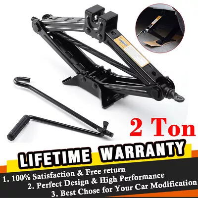 2 Ton Scissor Jack Handle Crank Tool Tire Wheel Lug Wrench Jack Car Van Garage • $26.99