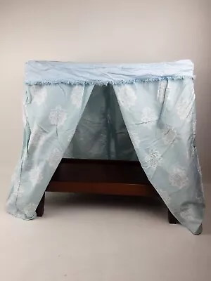 American Girl Elizabeth Canopy Bed (Retired) Two-tone Blue No Mattress Or Pillow • $49.99