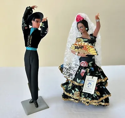 Vintage Marin Chiciana Spanish Flamenco Dancers Dolls Couple W/ Tags In Box • $24.99